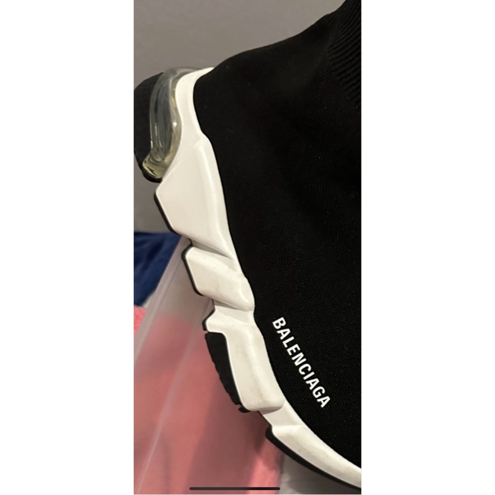 BALENCIAGA ~Speed Clear Sole Sneakers - Picture 4 of 9
